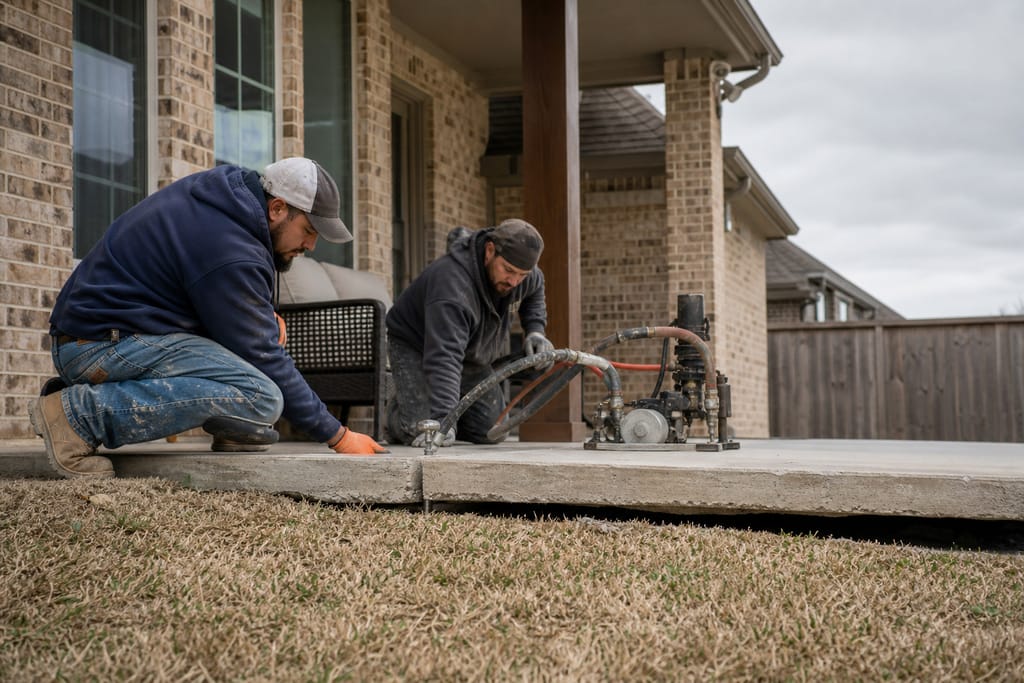 Sunken Patio Repair photo