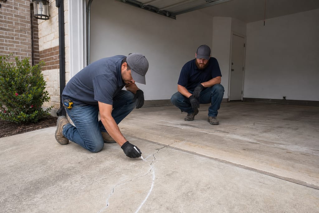 Assess crack lines photo