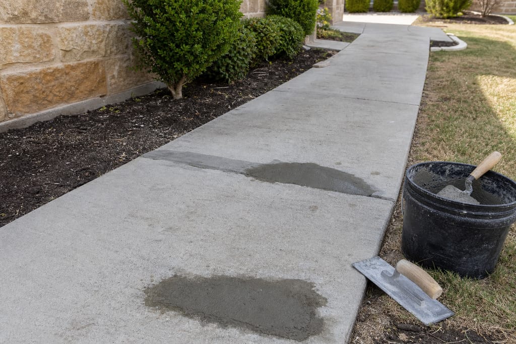 Hole patching photo